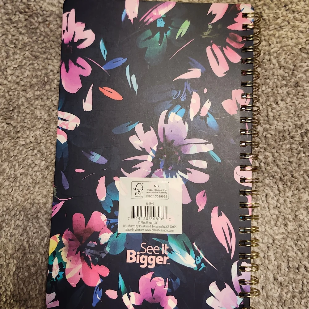 🔴5/$25🔴See It Bigger 15 Months 2025-2026 Monthly/Weekly Planner
